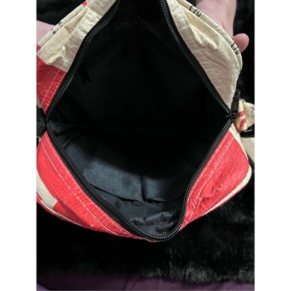 Recycled Cement Bag Elephant purse Portland cement shoulder bag colorful - Picture 6 of 6